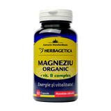 Magneziu organic B-complex 60 capsule