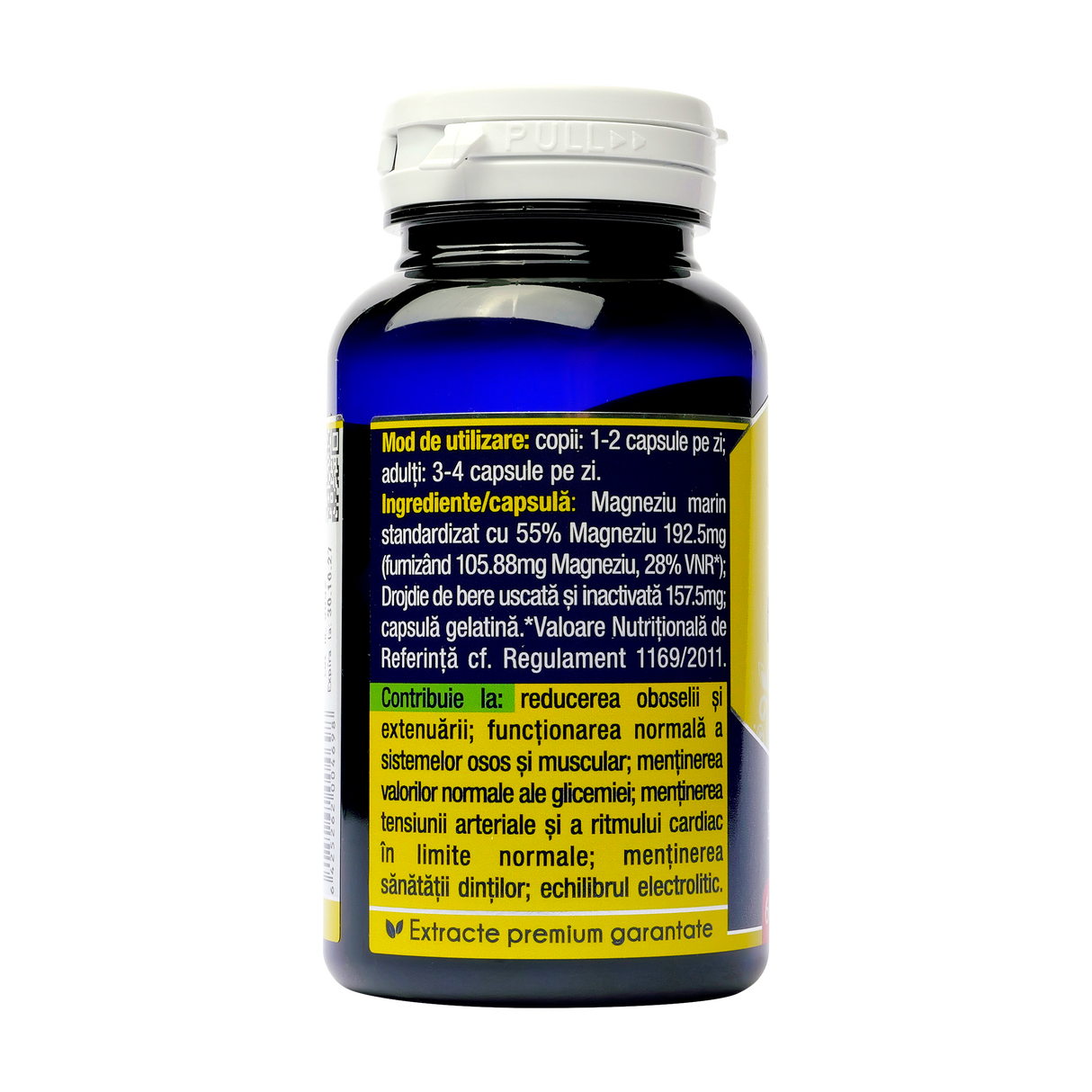 Magneziu organic B-complex 60 capsule