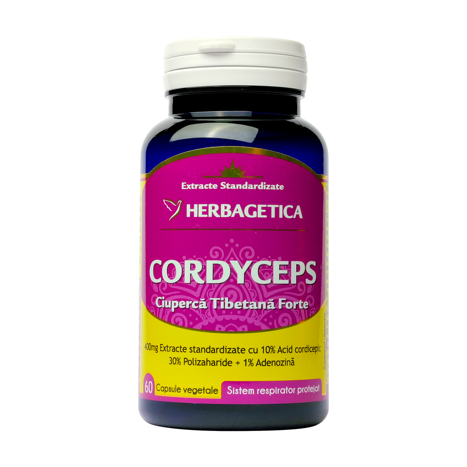 Cordyceps 10/30/1 60cps Herbagetica 60 capsule