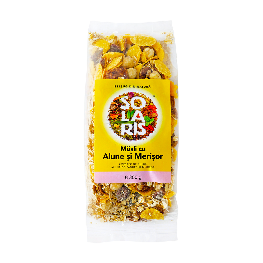 Musli cu alune si merisor 300 g