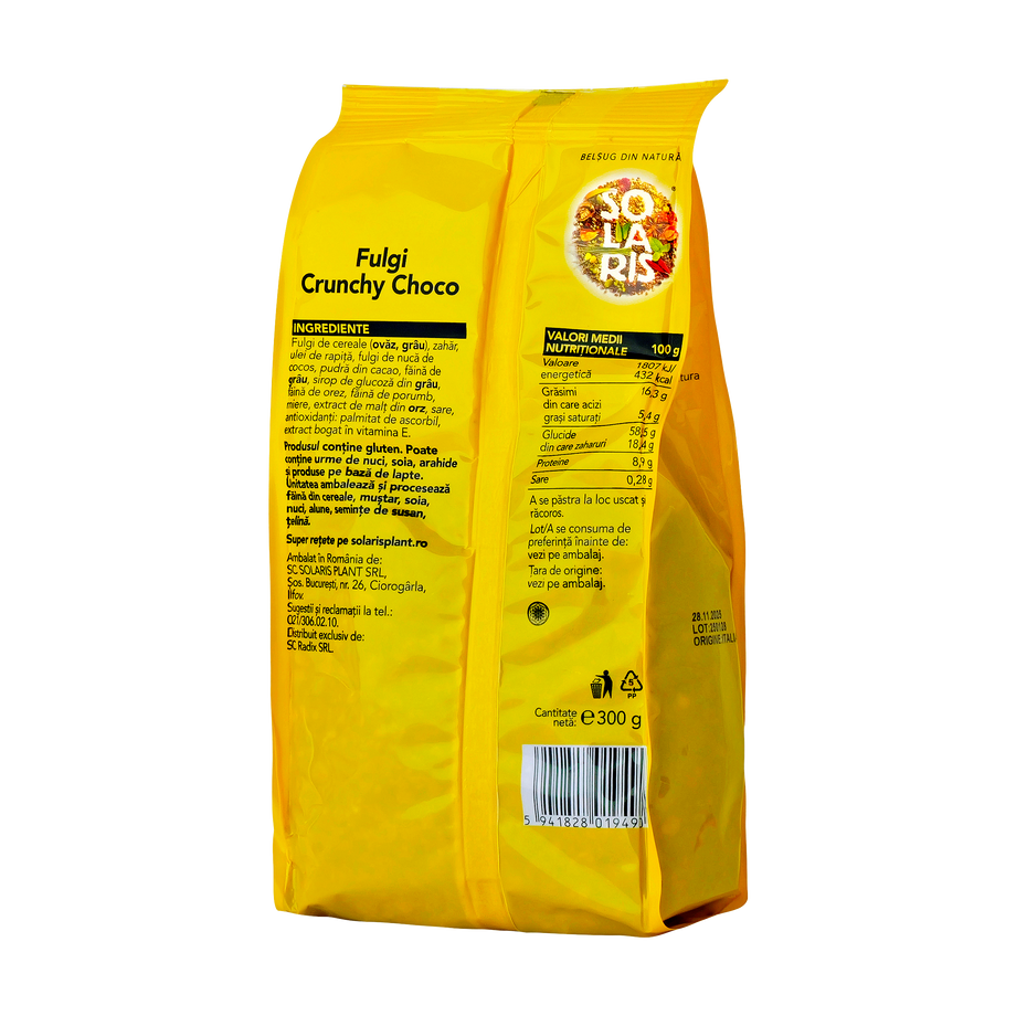Fulgi crunchy choco 300 g