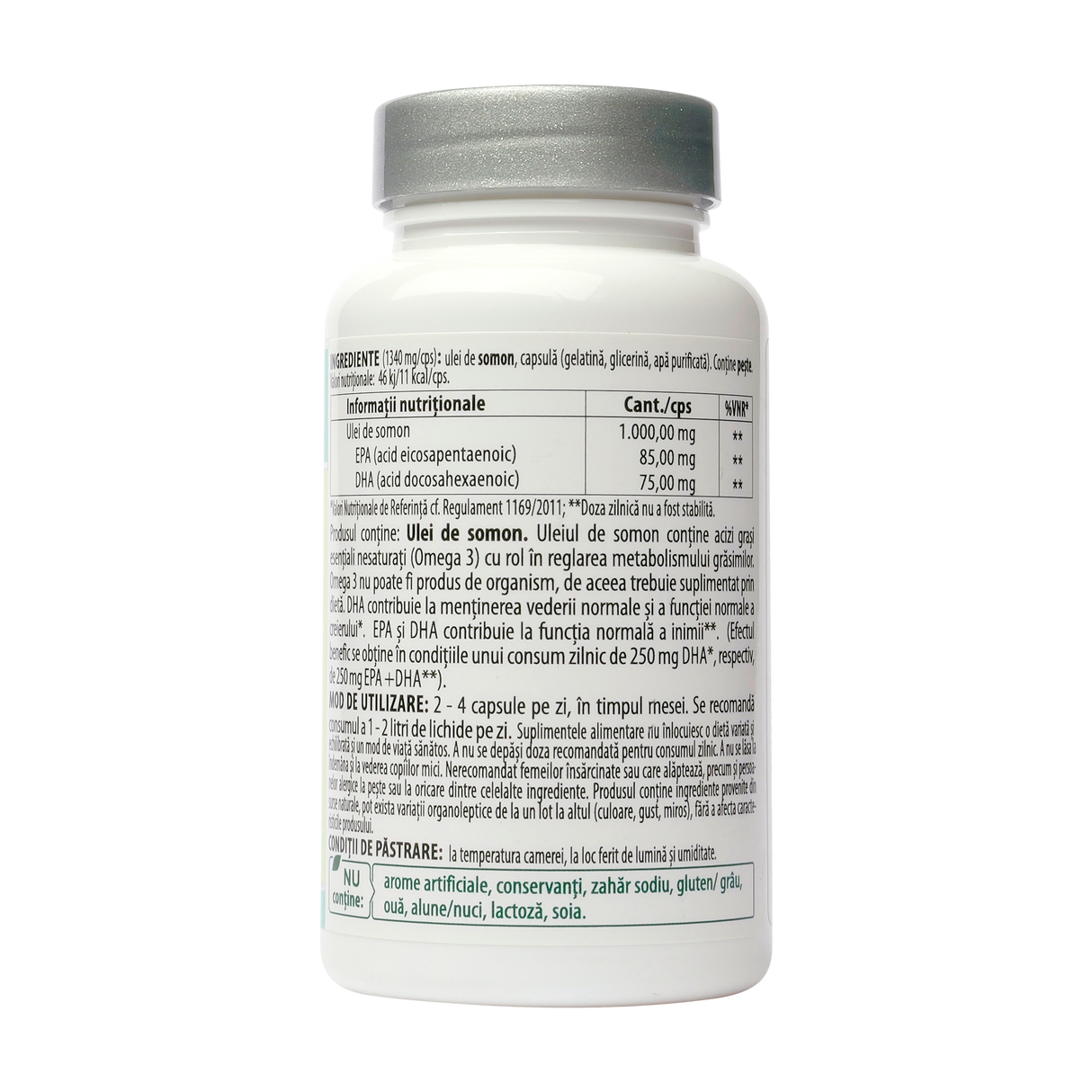 Omega 3 ulei de somon 30 capsule