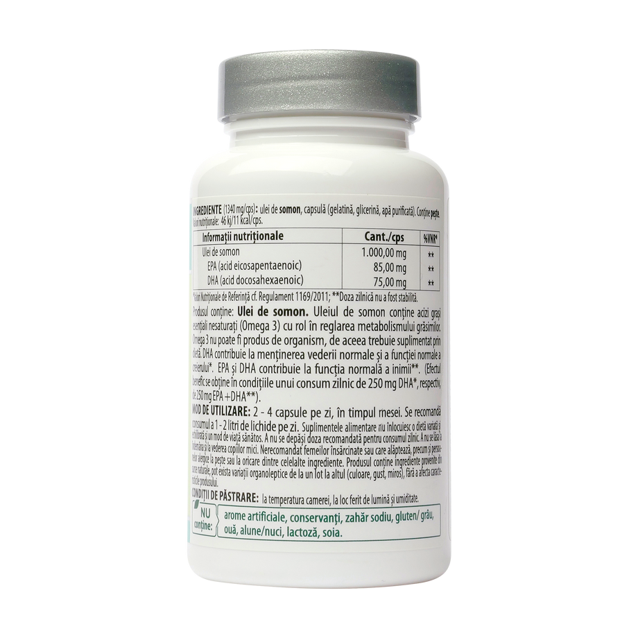 Omega 3 ulei de somon 30 capsule