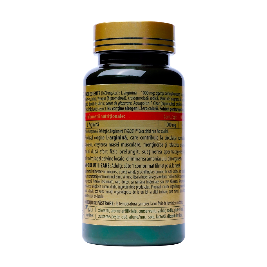 L-arginina premium 1000mg 30 tablete