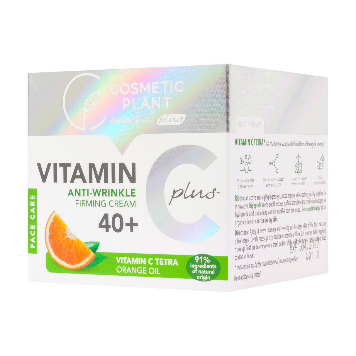 Crema antirid pentru fermitate 40+ vitamin C plus 50 ml