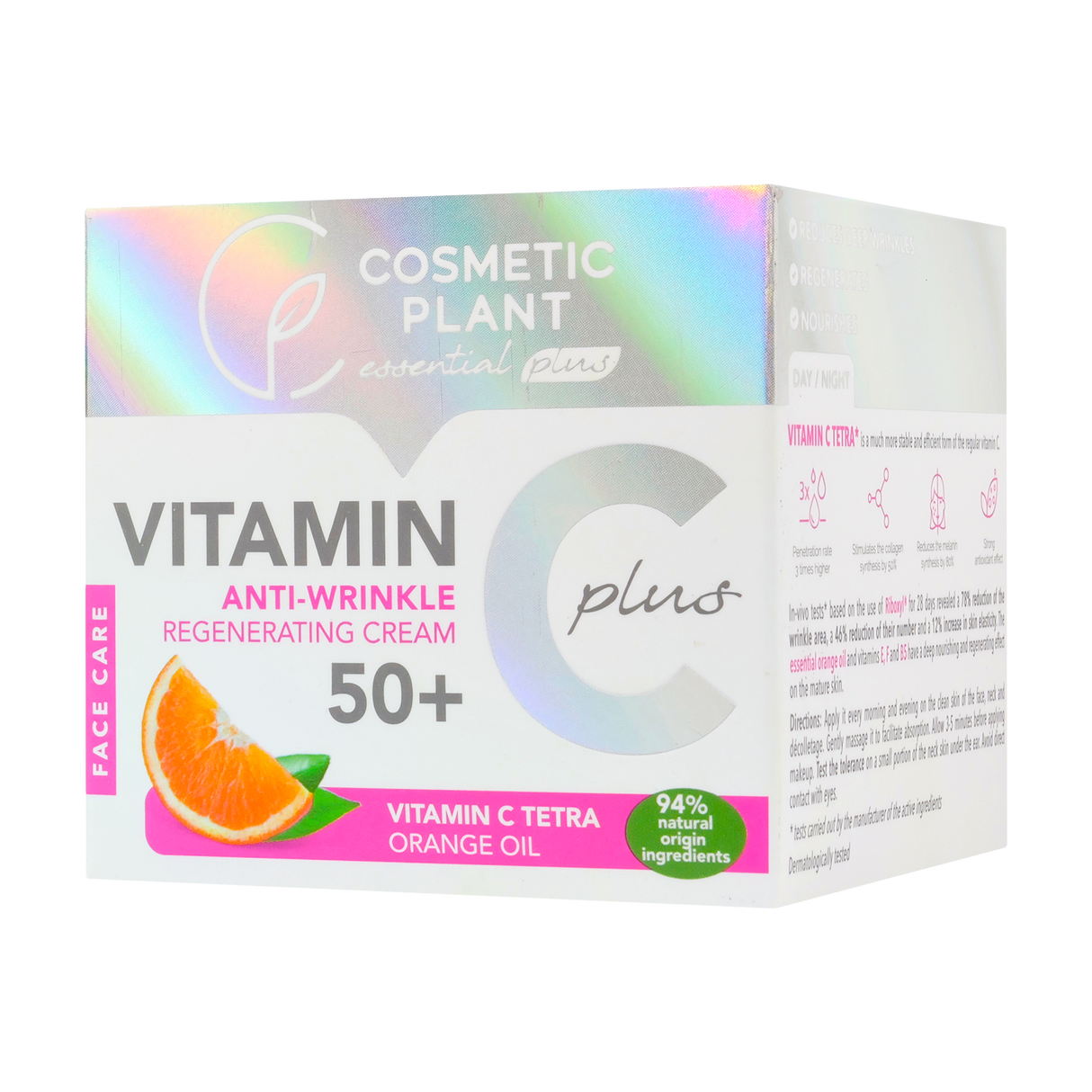 Crema antirid regeneratoare 50+ vitamin C plus 50 ml