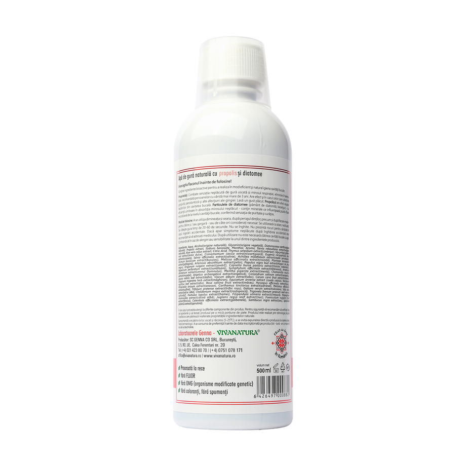 Apa de gura cu propolis si diatomee 500 ml