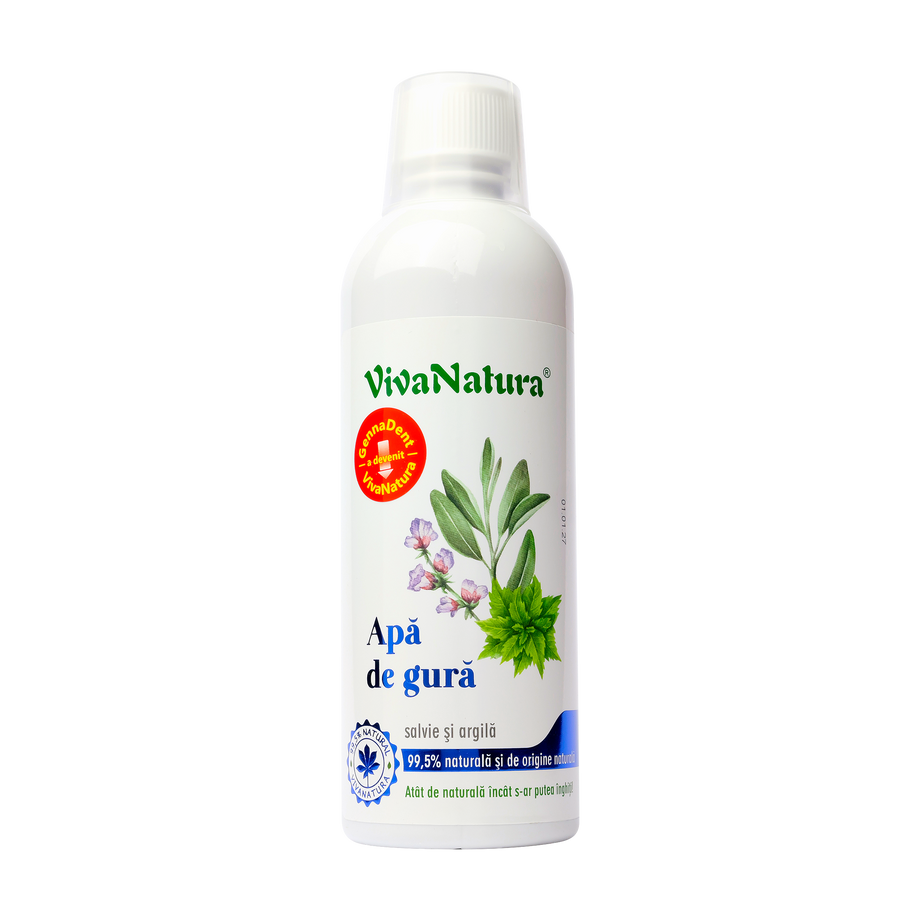 Apa de gura cu salvie si argila 500 ml