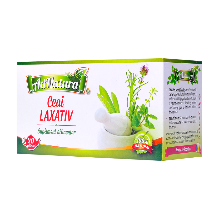 Ceai Laxativ 20 plicuri AdNatura