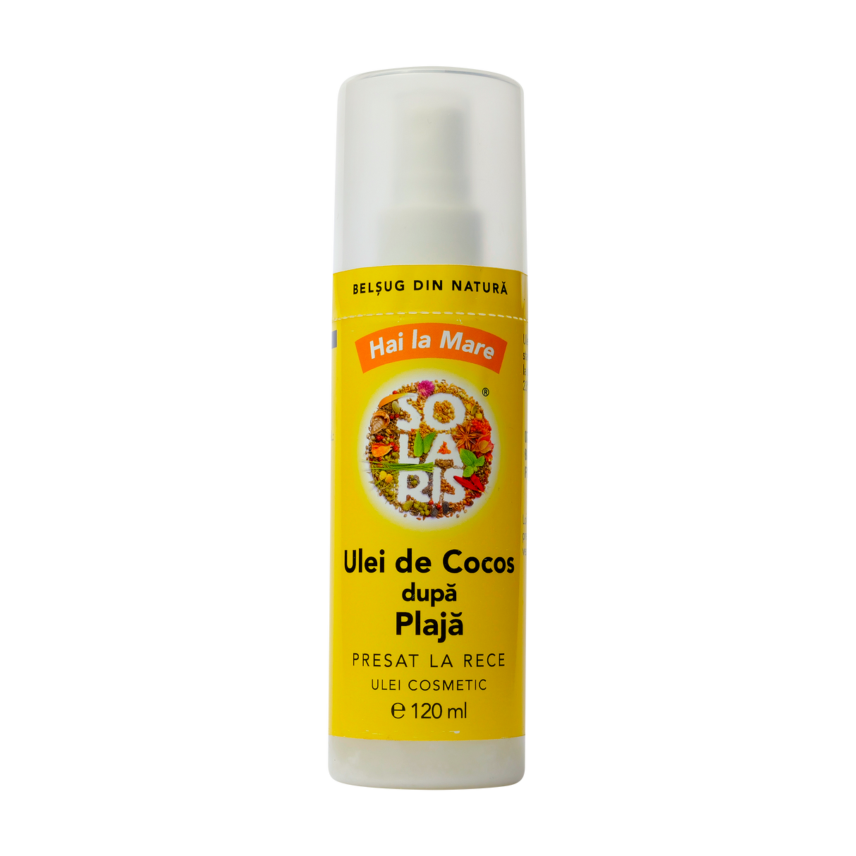 Ulei de cocos presat la rece hidratare dupa plaja 120 ml