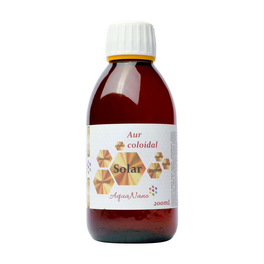 Aur coloidal solar 55ppm 200 ml