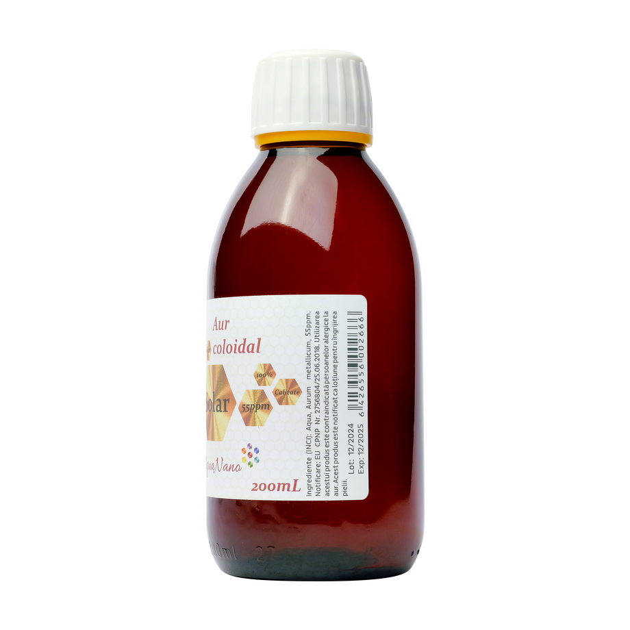 Aur coloidal solar 55ppm 200 ml