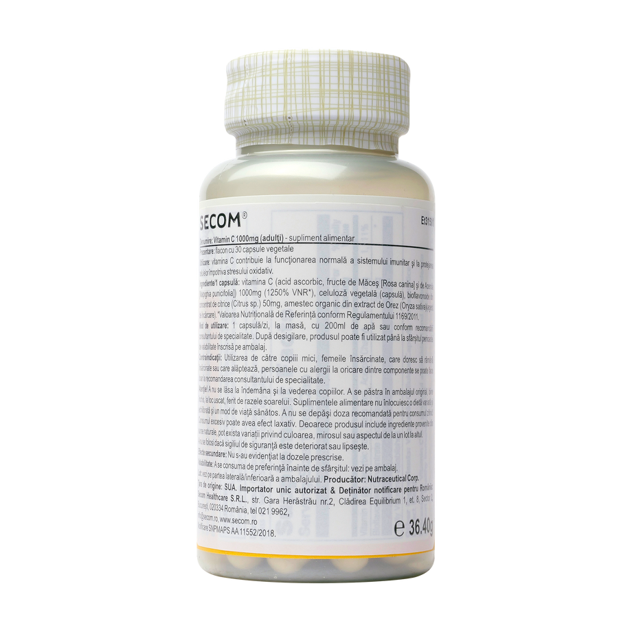 Vitamin C 1000mg 30 capsule