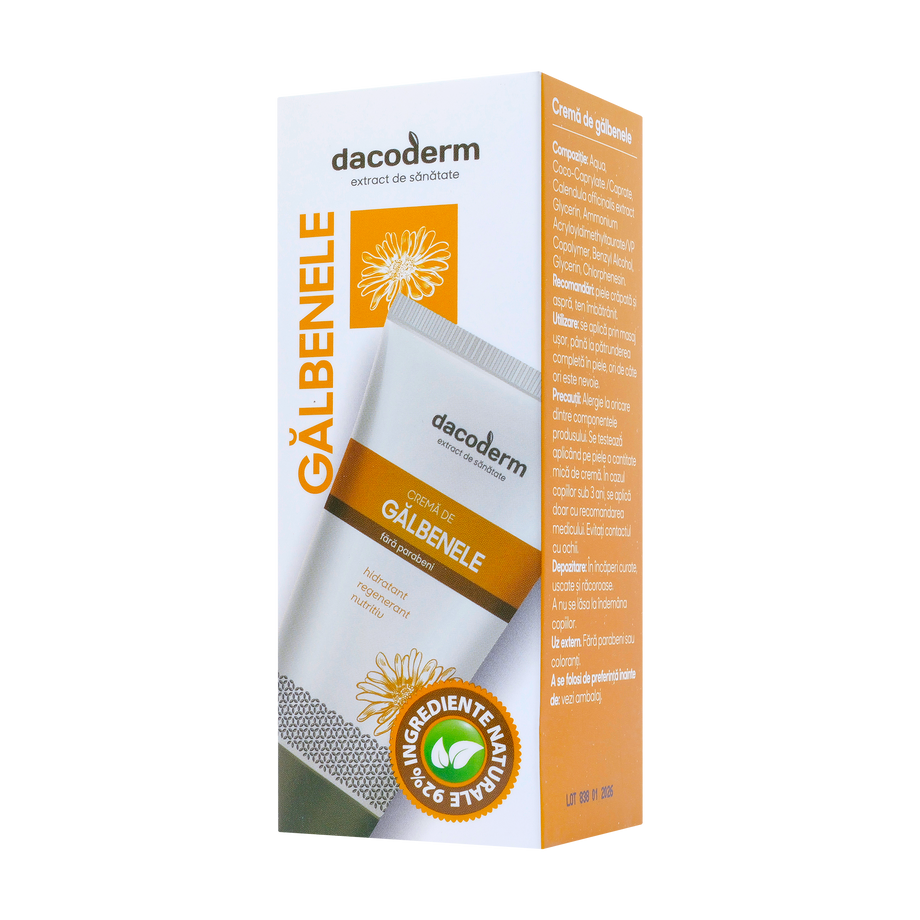 Crema de galbenele Dacoderm 75 ml
