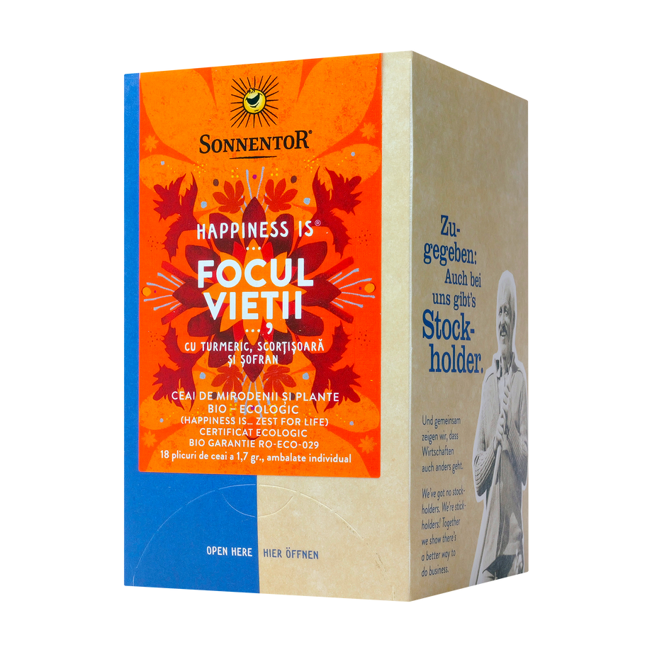 Ceai happiness is...focul vietii 18 plicuri