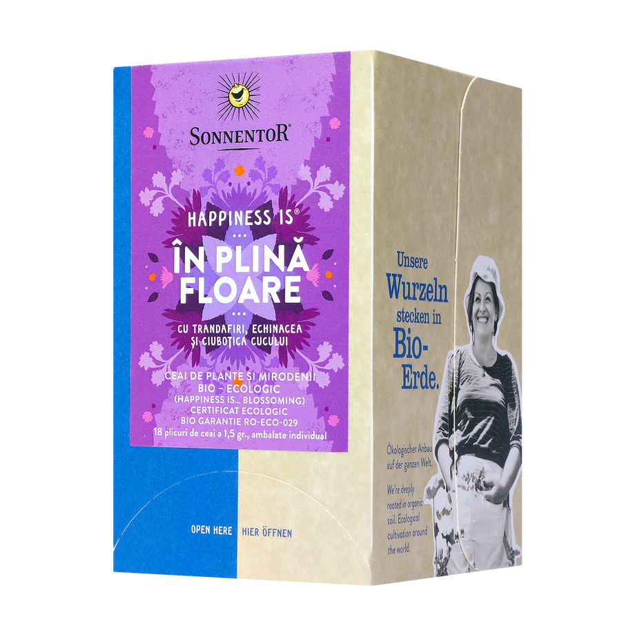 Ceai happiness is...in plina floare 18 plicuri