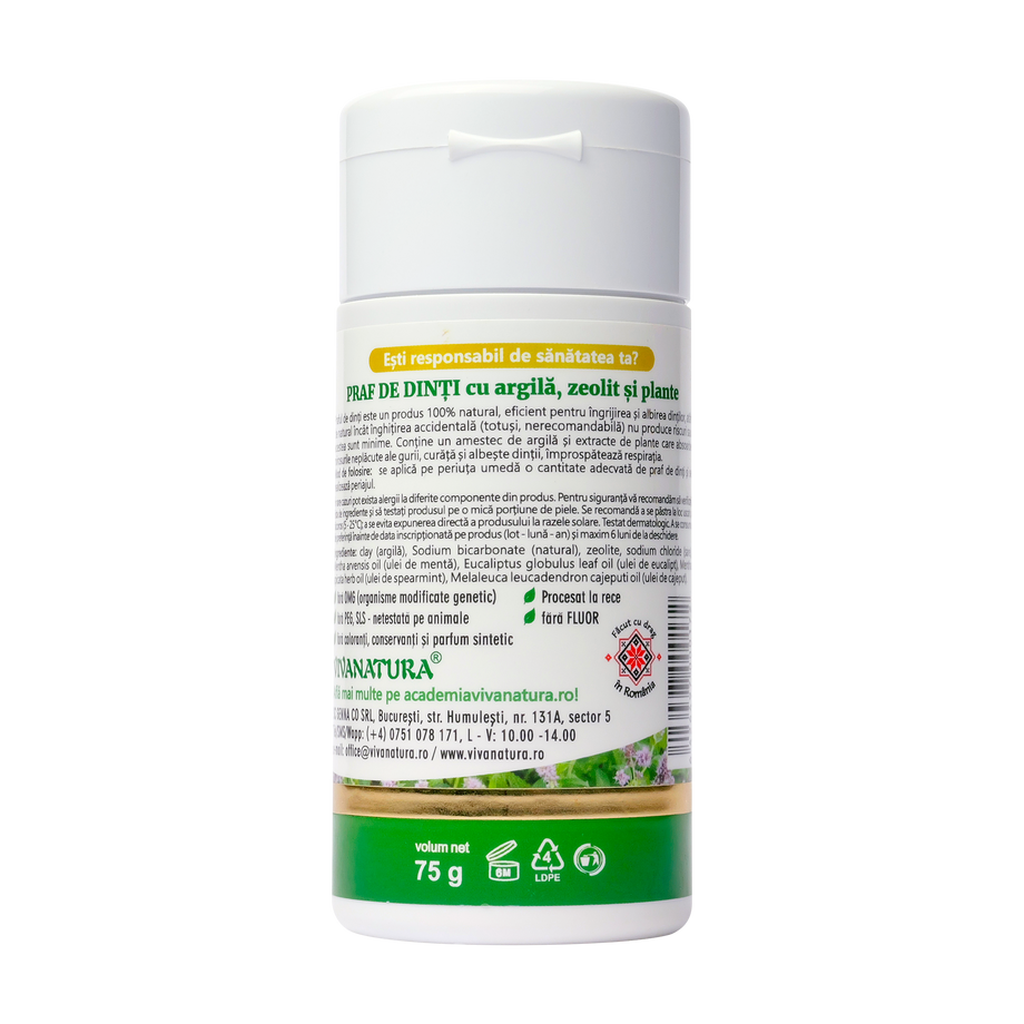 Praf de dinti alb stralucitor 75 g
