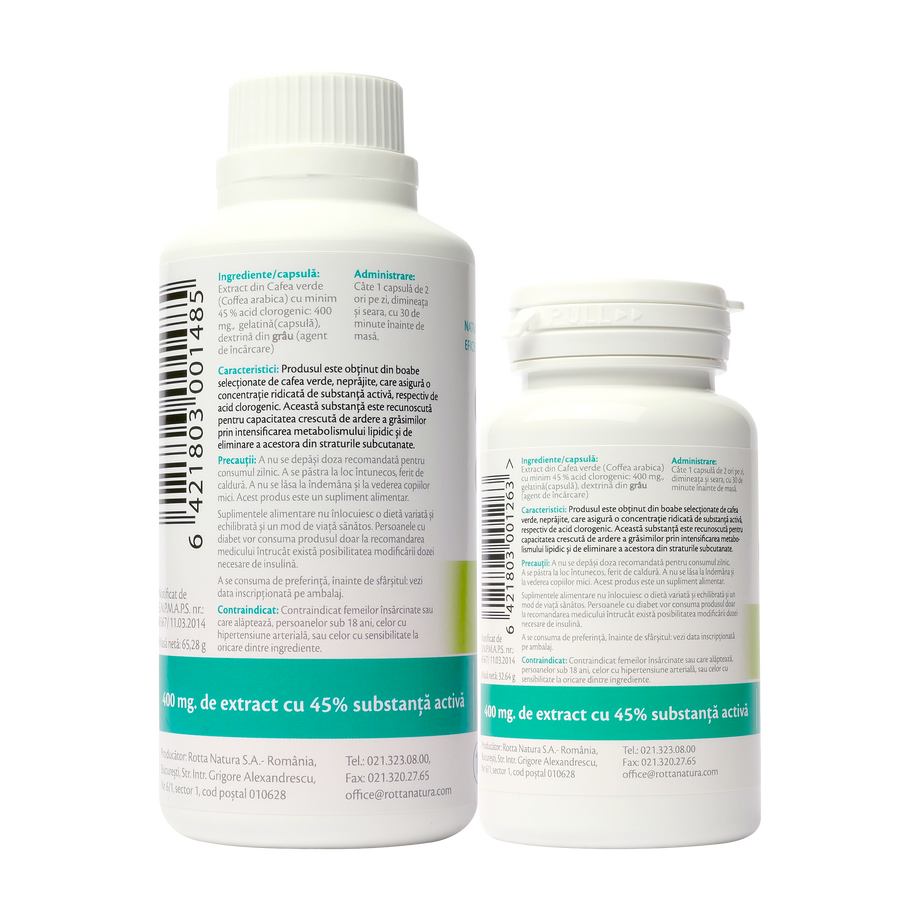Pachet green coffe extract 180 capsule