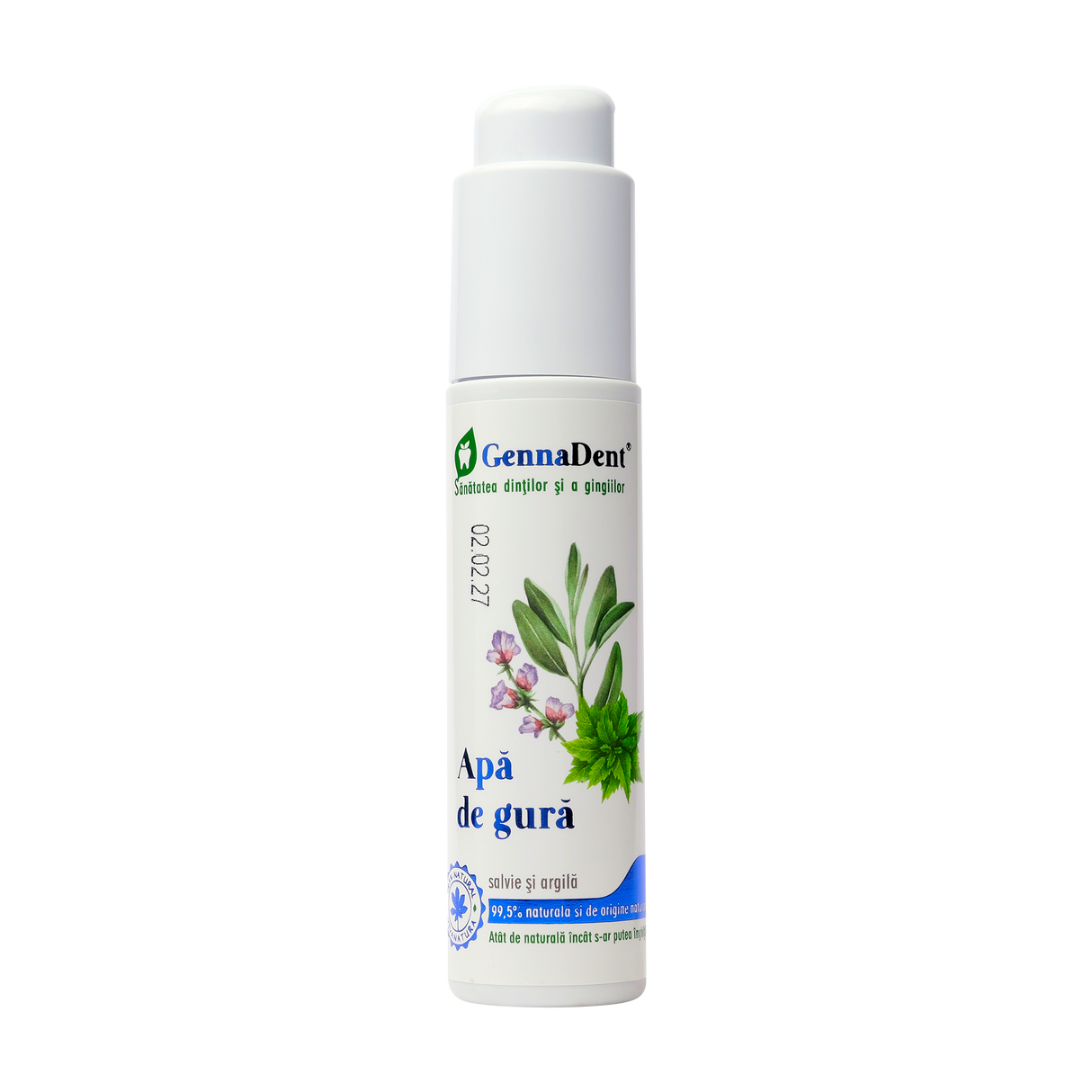 Apa de gura cu salvie si argila 45 ml