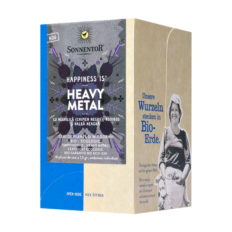 Ceai happiness is...heavy metal 18 plicuri