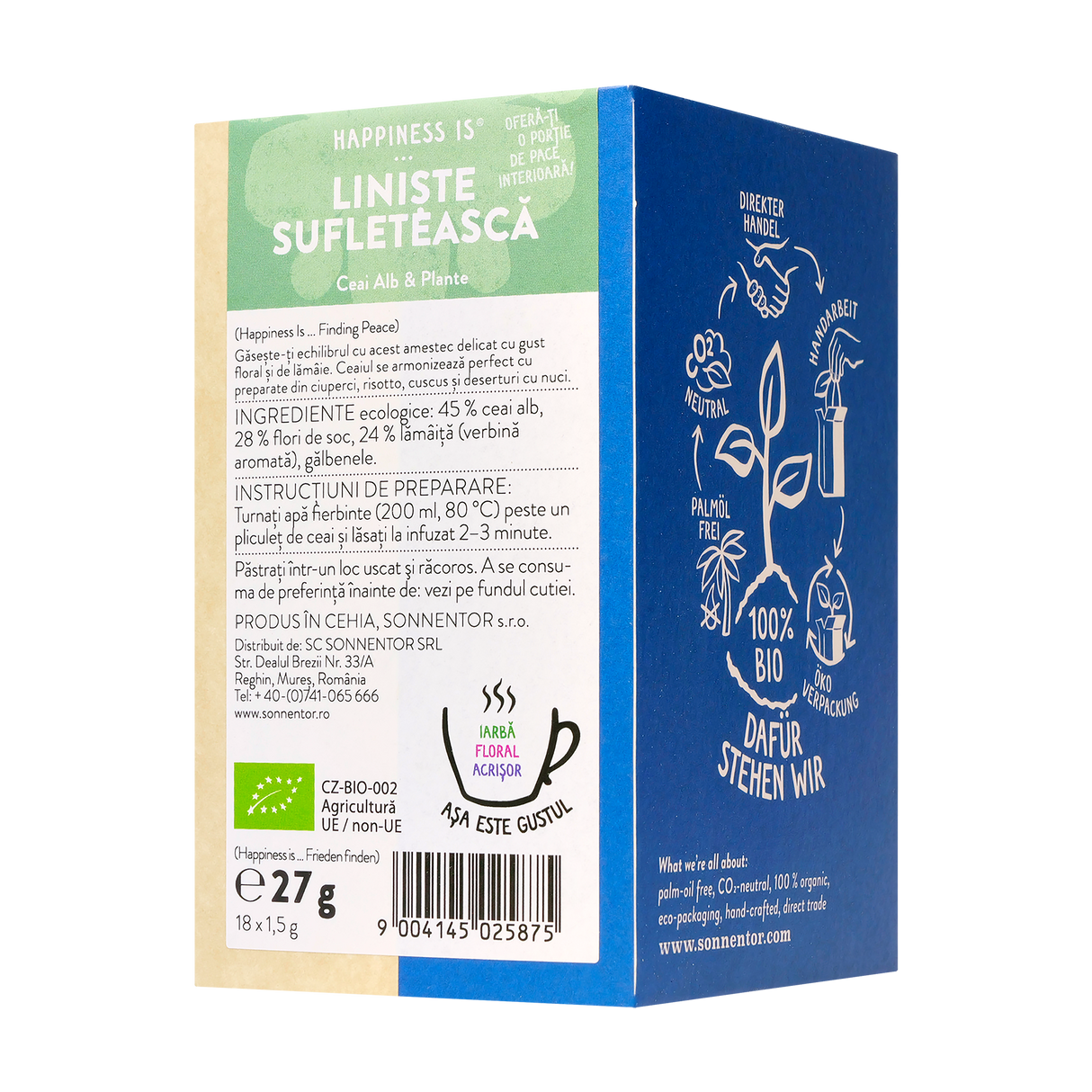 Ceai happiness is...liniste sufleteasca 18 plicuri