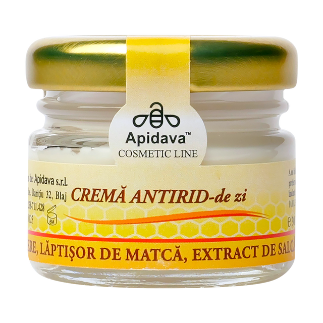 Crema antirid de zi cu miere, extract de salcam si laptisor de matca 30 ml