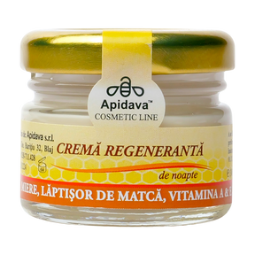 Crema regeneranta de noapte cu miere, laptisor de matca si vitaminele A si E 30 ml