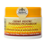 Crema pentru picioare cu miere, ceara si propolis 50 ml