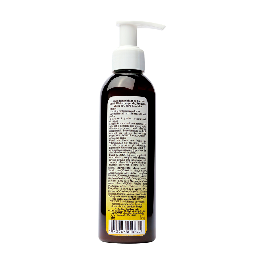 Lapte demachiant 200 ml Apidava