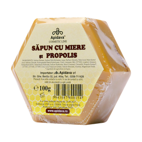 Sapun vegetal hexagonal cu propolis 100 g