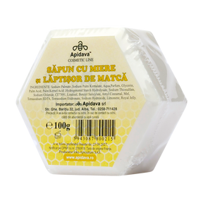 Sapun vegetal hexagonal cu laptisor de matca 100 g