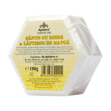 Sapun vegetal hexagonal cu laptisor de matca 100 g