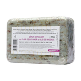 Sapun exfoliant cu flori de lavanda si unt de shea 200 g