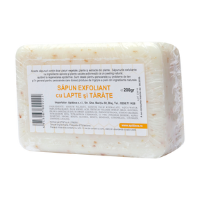 Sapun exfoliant cu miere, lapte si tarate 200 g