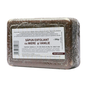 Sapun exfoliant cu vanilie 200 g