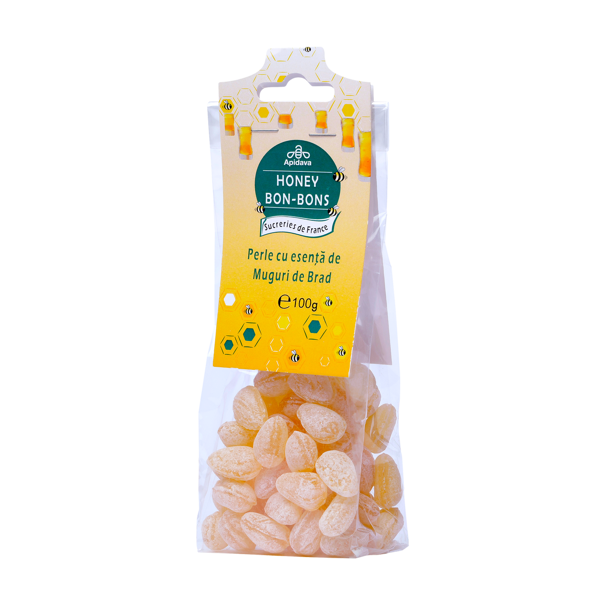 Bomboane perle cu miere si brad 100 g