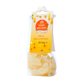 Bomboane cu miere si portocale 100 g