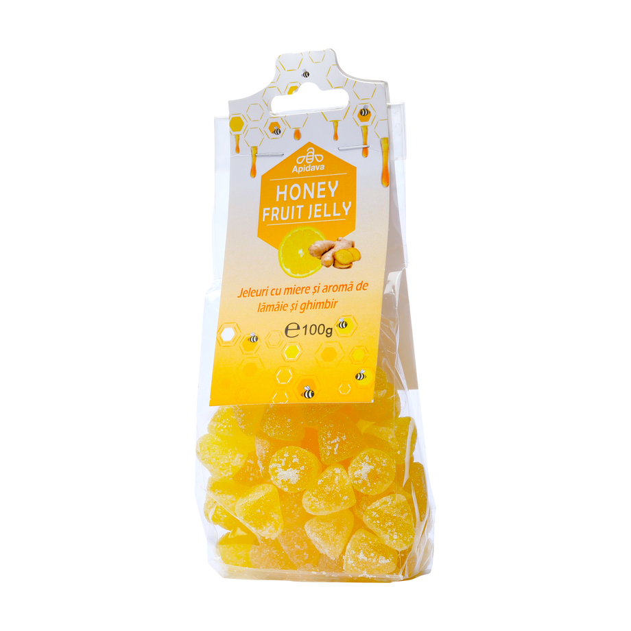 Jeleuri cu miere, lamaie si ghimbir 100 g