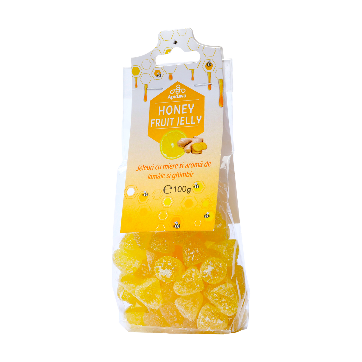 Jeleuri cu miere, lamaie si ghimbir 100 g