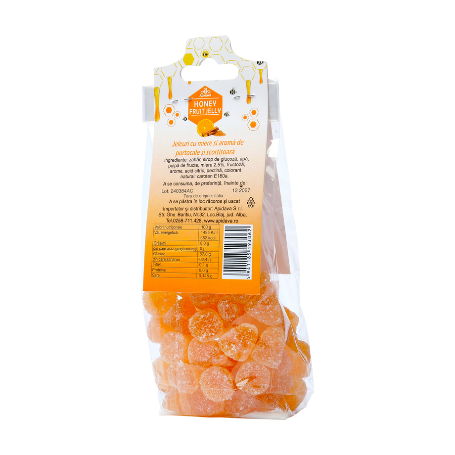 Jeleuri cu miere, portocale si scortisoara 100 g