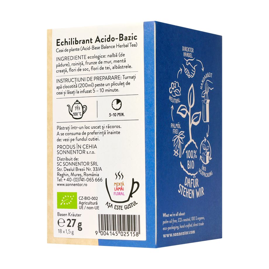 Ceai amestec echilibrant acido-basic 18 plicuri