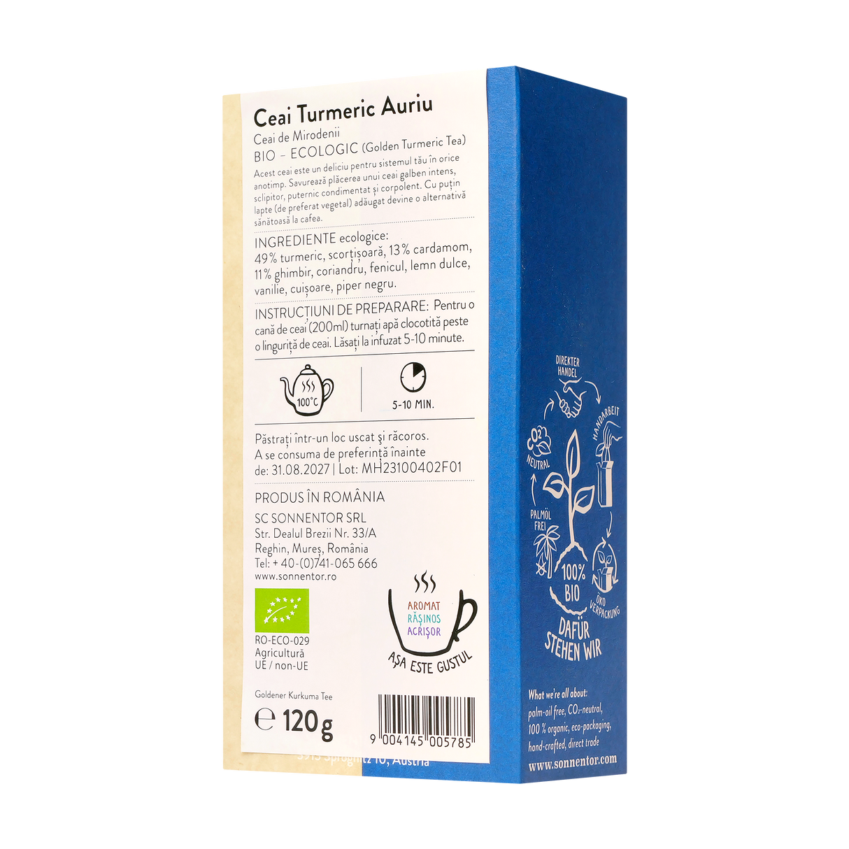 Ceai turmeric auriu 120 g