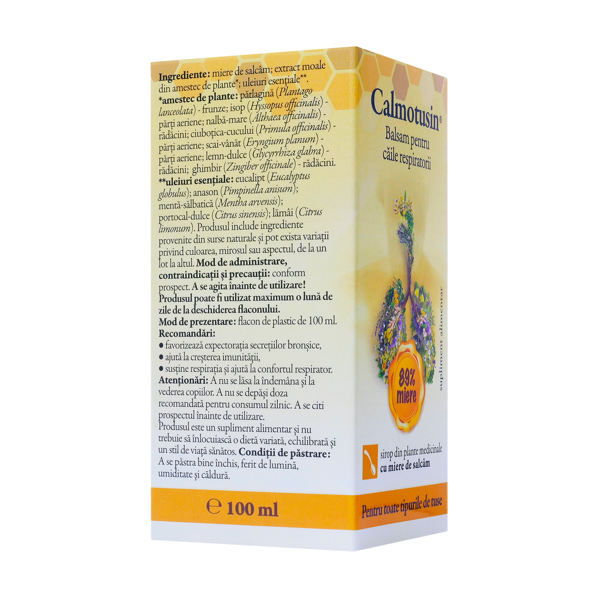 Calmotusin cu miere sirop 100 ml