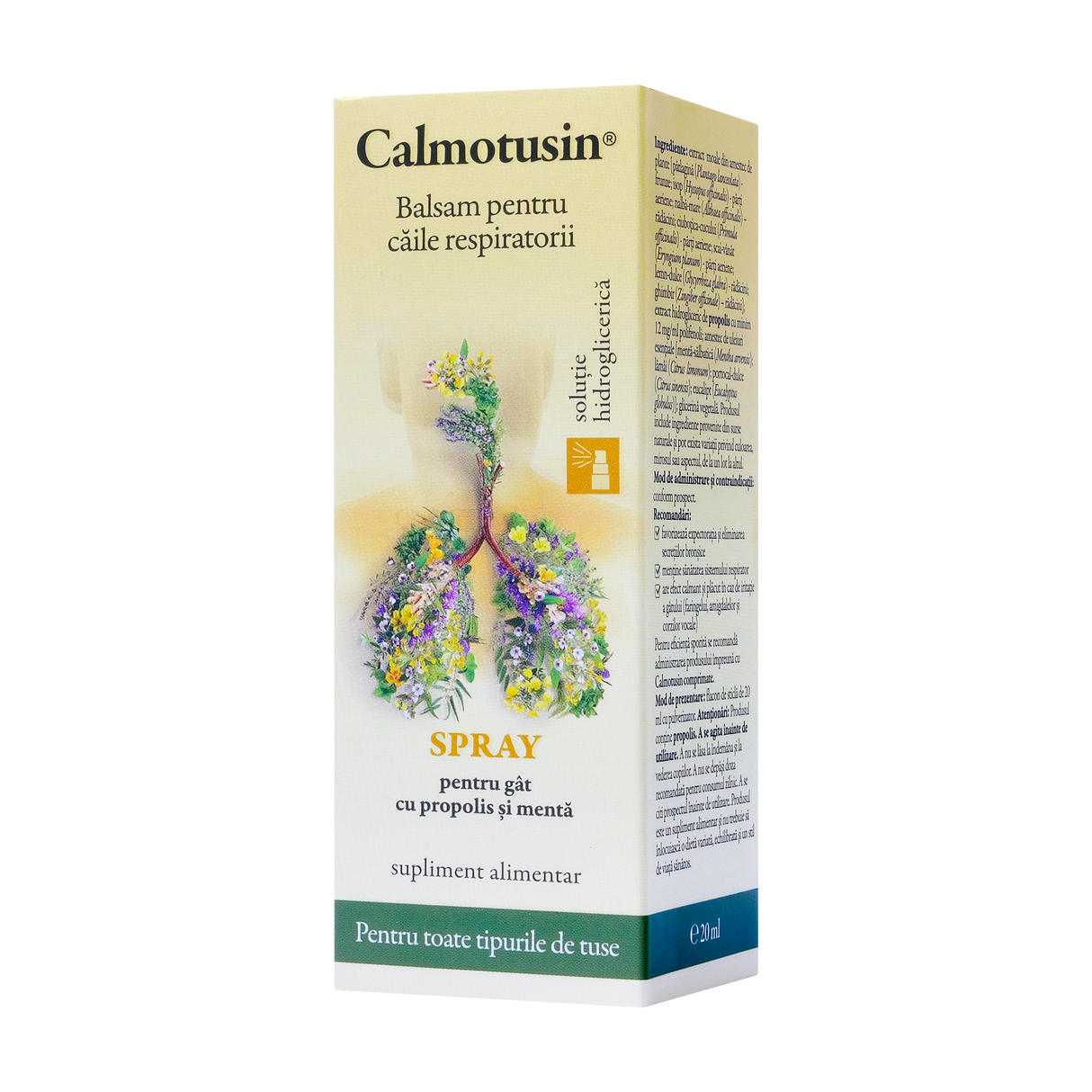 Calmotusin fara alcool spray 20 ml
