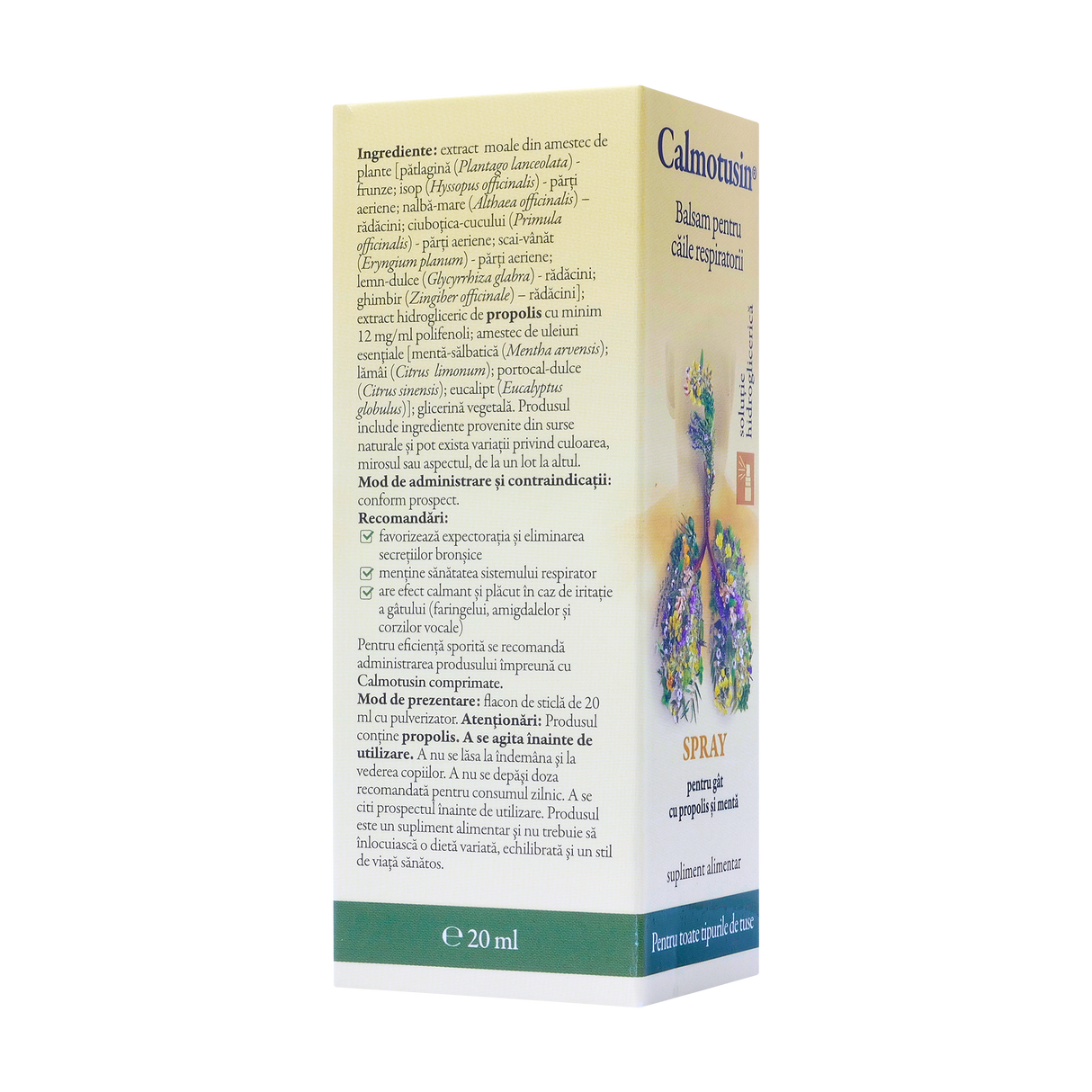 Calmotusin fara alcool spray 20 ml
