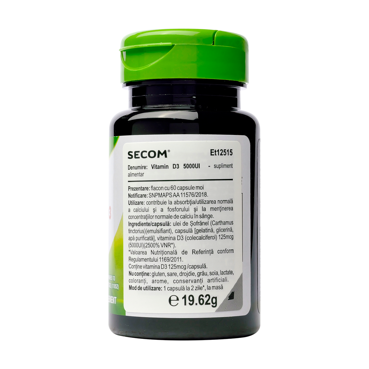 Vitamin D3 5000iu 60 capsule