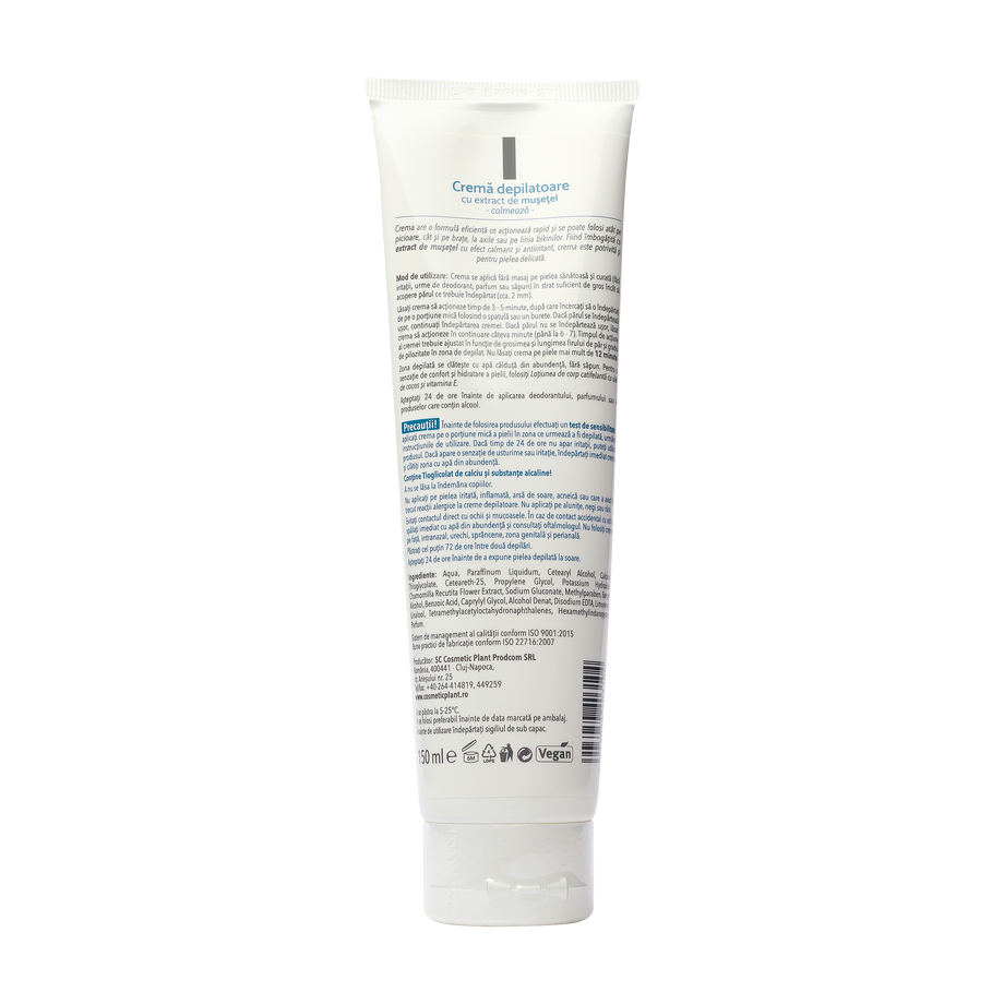 Crema depilatoare cu extract de musetel 150 ml