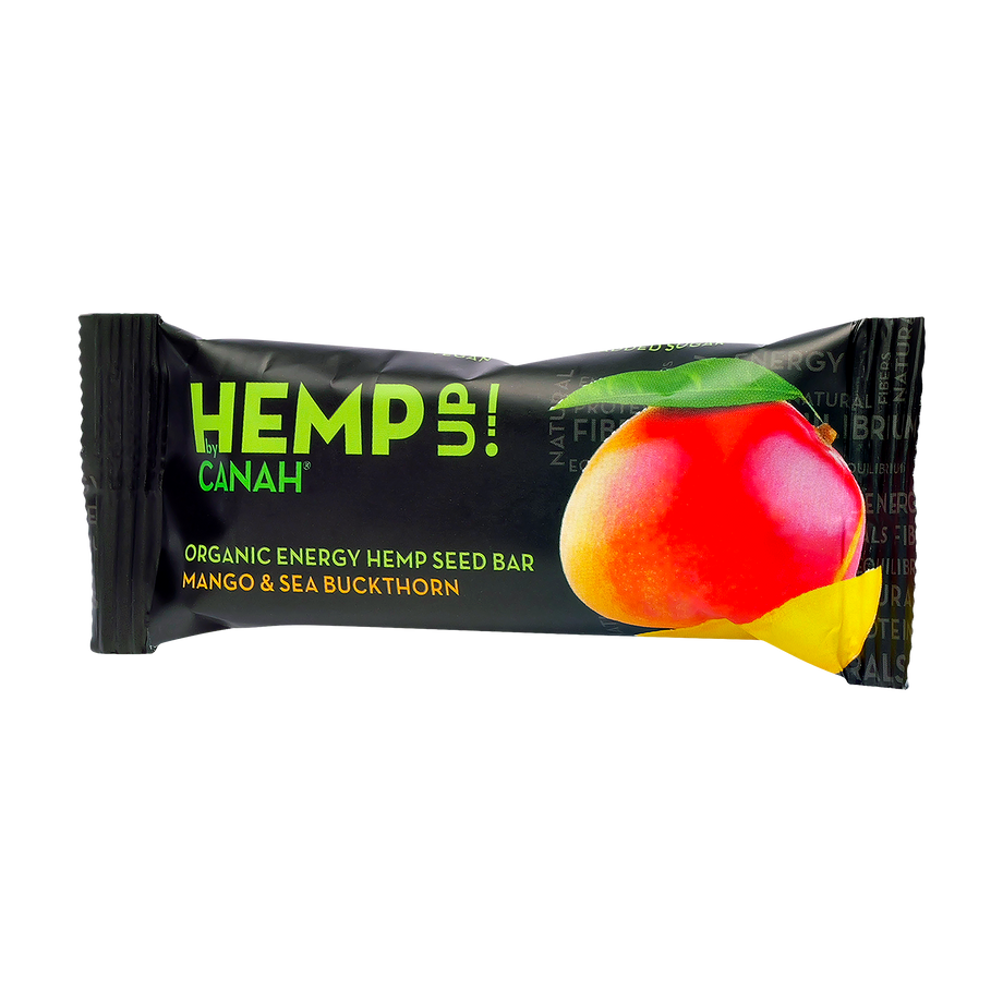Baton cu Seminte de Canepa, Mango si Catina 48 g