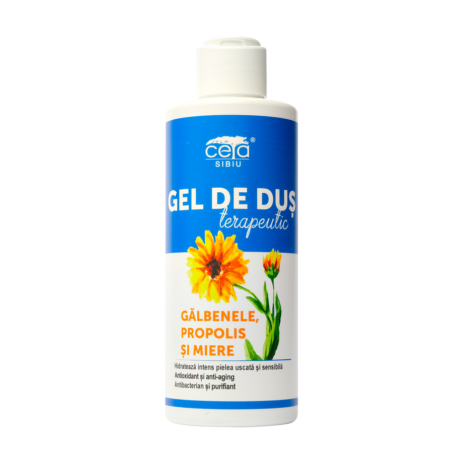 Gel de dus galbenele si miere 200 ml