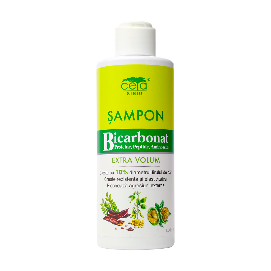 Sampon extra volum cu bicarbonat, proteine, peptide, aminoacizi 200 ml